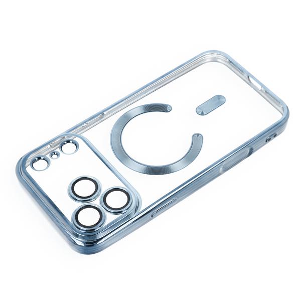 Etui na iPhone 18 Pro / 17 Pro Electro Mag Cover zgodne z MagSafe jasnoniebieske