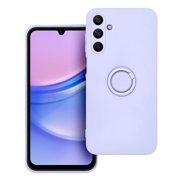 Futerał do Samsung A15 5G / A15 4G Silicone Ring fioletowy