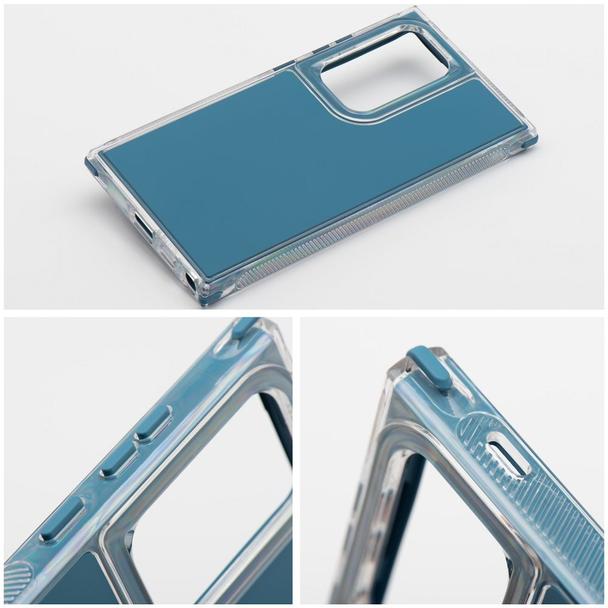 Etui na Samsung A07 / A08 Matrix niebieskie