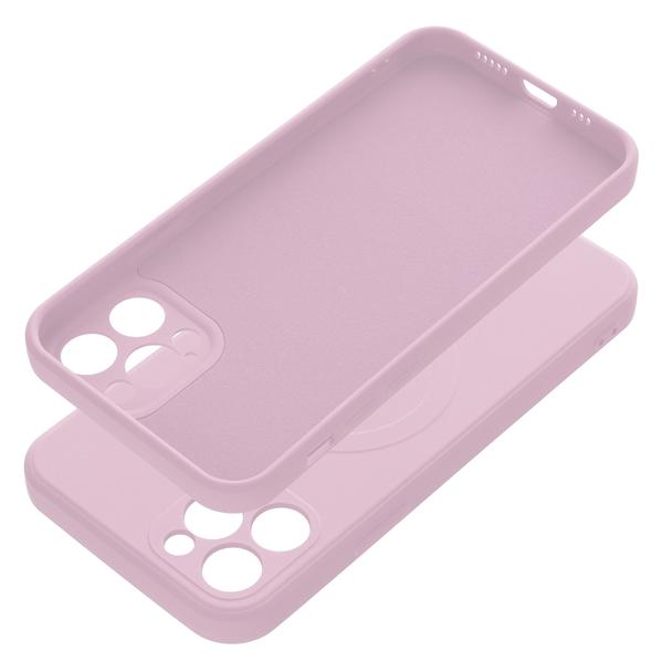 Futerał do iPhone 11 PRO Silicone Mag Cover zgodny z MagSafe różowy