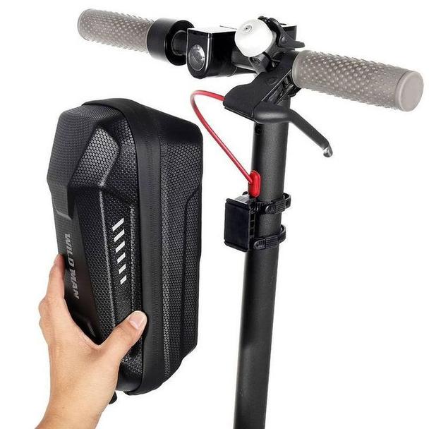 WILDMAN sakwa rowerowa na ramę na zamek 1,2L (4" - 7") ES10 czarna