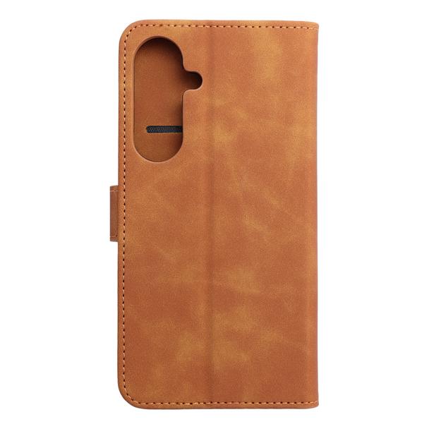 Etui z klapką na Samsung S26 PLUS Tender Book brązowe