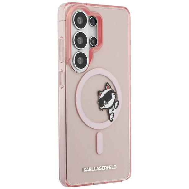 KARL LAGERFELD futerał do SAMSUNG S26 Ultra KLHMS26L6HCPSCP (Magnetic IML Peekaboo Choupette) różowy