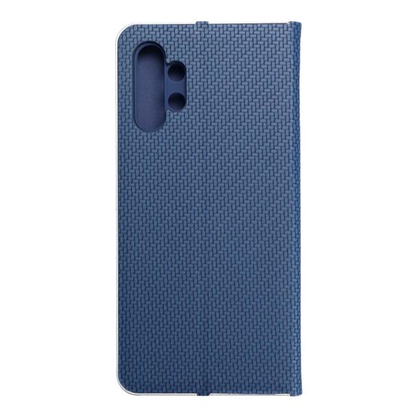 Etui z klapką na Samsung A13 4G Luna Book Carbon niebieskie