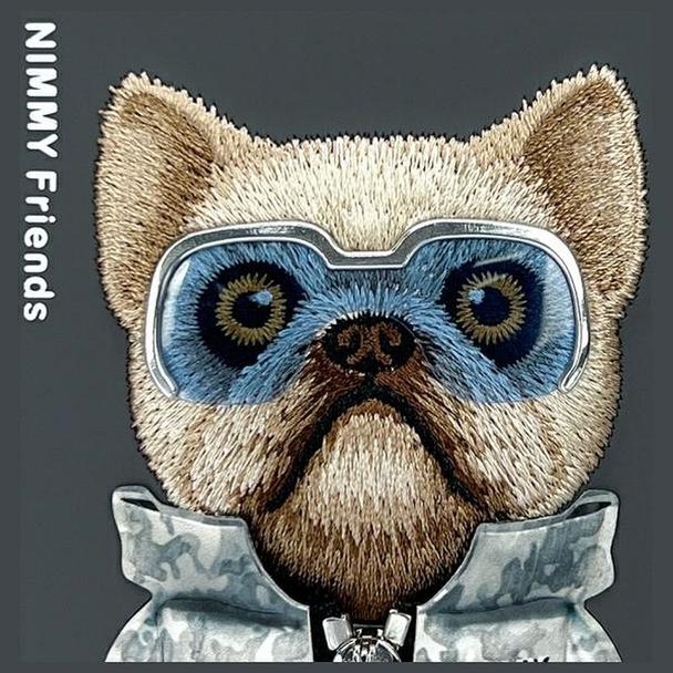 NIMMY futerał COOL&CUTE 2.0 Dog do IPHONE 16 czarny