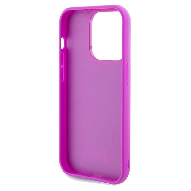 GUESS futerał do IPHONE 14 Pro Max GUHCP14XPMSDGSF (Disco Script Metal) fuksja