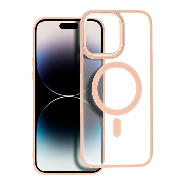 Futerał MATTE MAG COVER kompatybilny z MagSafe do IPHONE 14 Pro różowy
