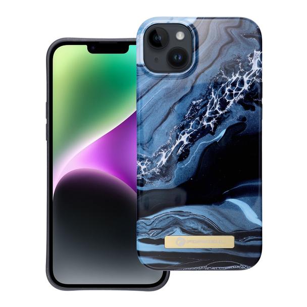 Etui na iPhone 14 PLUS Forcell F-Protect Mirage zgodne z MagSafe ocean marble