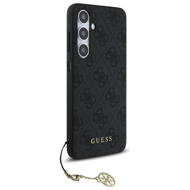 GUESS futerał do SAMSUNG S24 FE GUHCS24FEGF4GGR (HC PU 4G Charm) szary