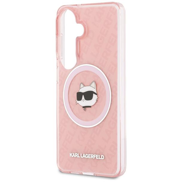 KARL LAGERFELD futerał do SAMSUNG S26 KLHMS26SHMKBCHOP (Magnetic IML Repeated Logo and Choupette) różowy