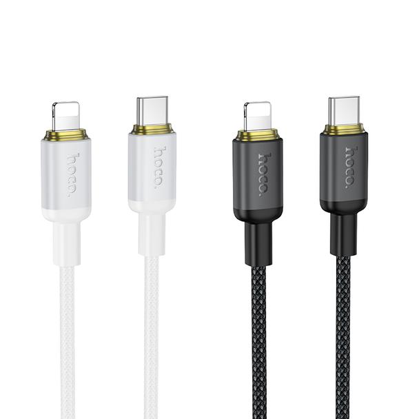 Kabel USB C do Lightning Hoco PD 30W 1 m X128 Benefit czarny