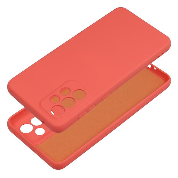 Futerał SILICONE do SAMSUNG A33 5G brzoskwiniowy