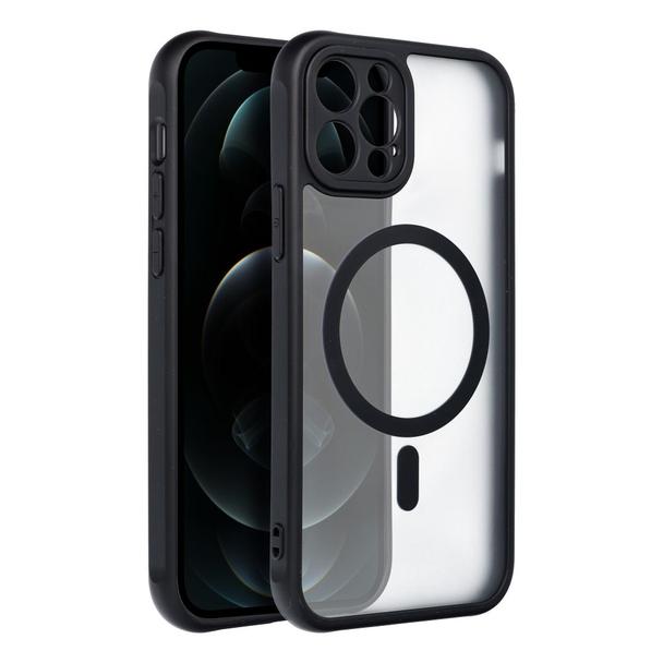 Futerał do iPhone 12 PRO Full Matte Mag Cover zgodny z MagSafe czarny
