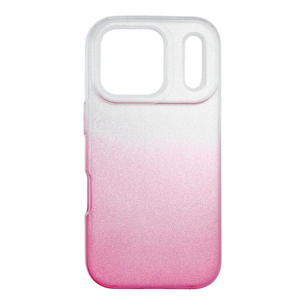 Etui na iPhone 18 Pro / 17 Pro Shining transparentne różowe
