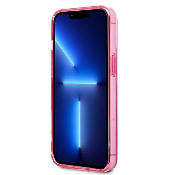 KARL LAGERFELD futerał do IPHONE 13 Pro KLHCP13LTGKCP (K Choupette Centered) różowy