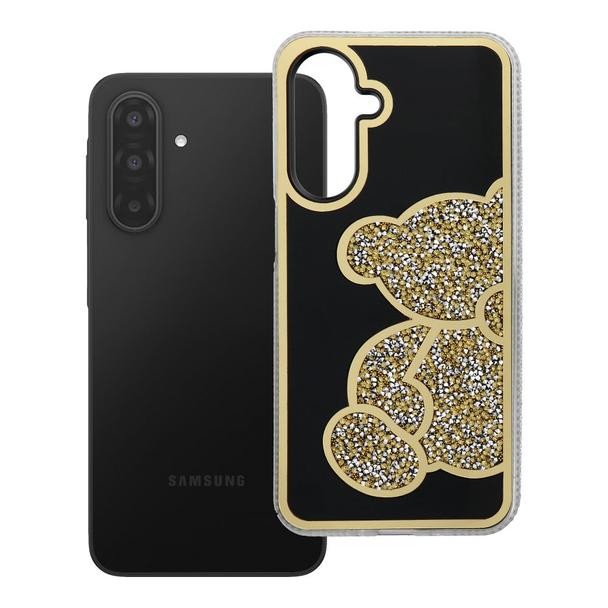 Etui na Samsung A17 / A18 Teddy Bear złote