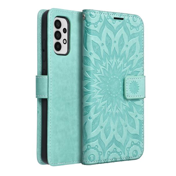 Etui z klapką na Samsung A32 LTE ( 4G ) Mezzo Book mandala zielone