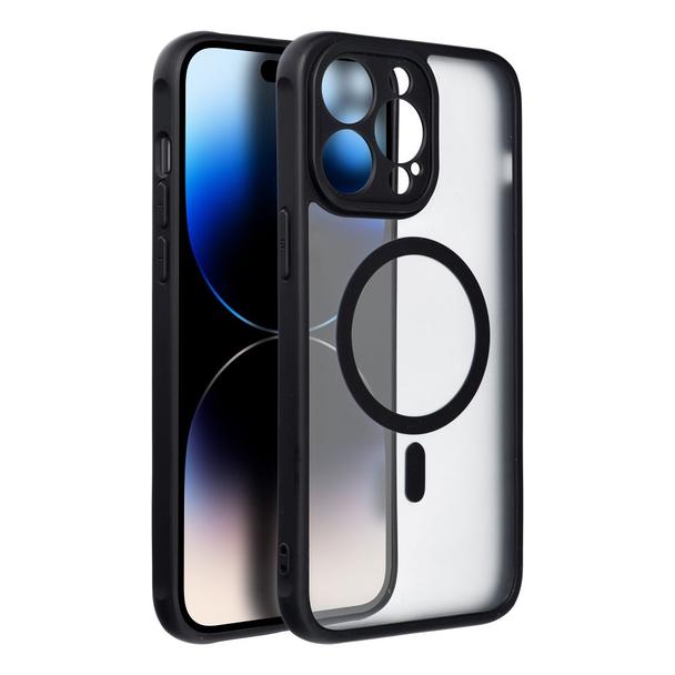 Futerał do iPhone 14 PRO MAX Full Matte Mag Cover zgodny z MagSafe czarny