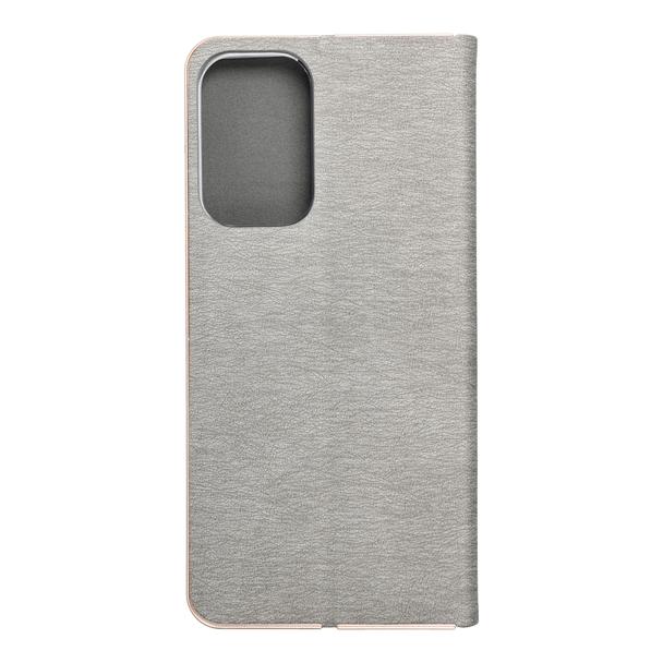Etui z klapką na Samsung A23 5G Luna Book Gold srebrne