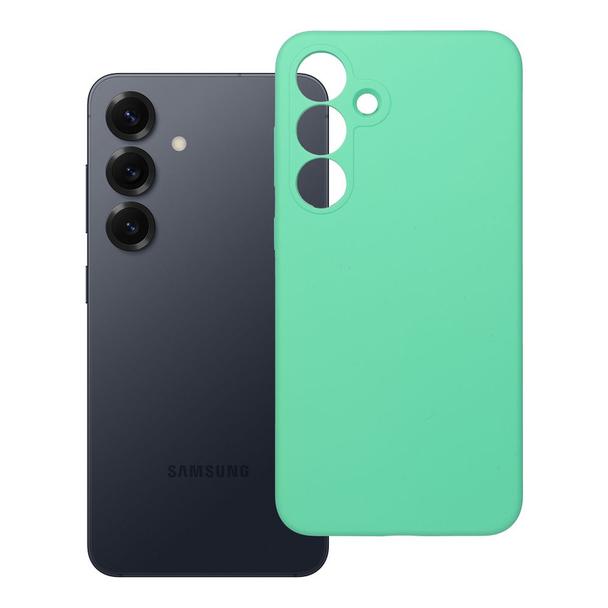 Etui na Samsung S25 PLUS Silicone 2mm (camera protection) zgodne z MagSafe miętowe