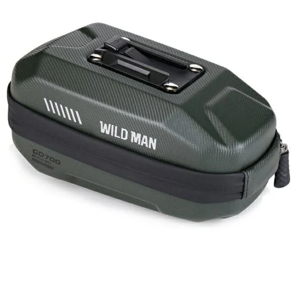 WILDMAN sakwa rowerowa pod siodełko na zamek 0,8L GD700 zielona