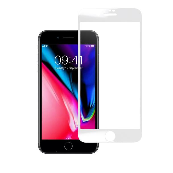 Szkło hartowane do iPhone 7 / 8 PLUS (full glue) Blue Star 5D białe