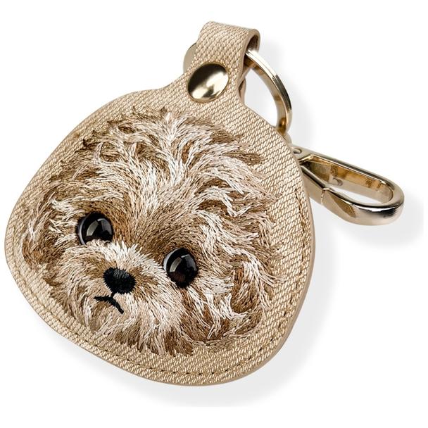 NIMMY etui na lokalizator / brelok BIG EYED PET 2.0 Dog brązowy