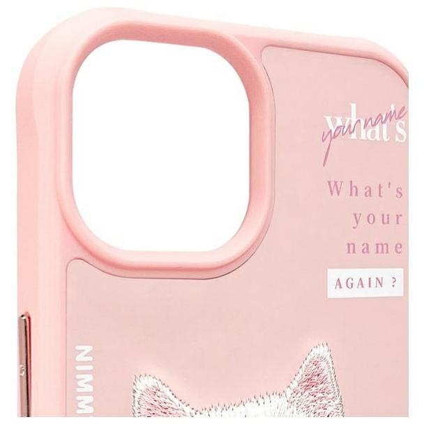 NIMMY futerał COOL&CUTE 2.0 Cat do IPHONE 15 różowy