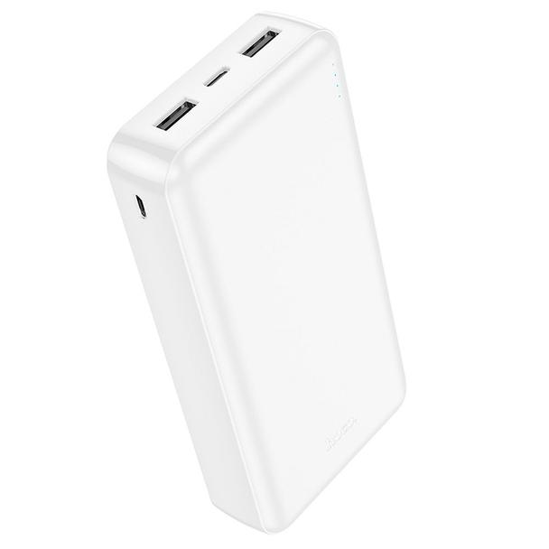 Powerbank Hoco 20000 mAh 2,1A J100A biały