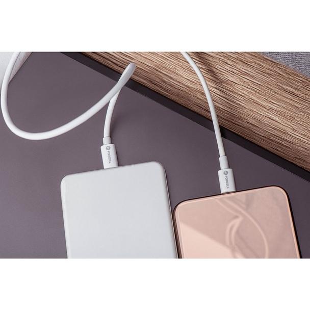 Kabel USB-C do USB-C Forcell F-Energy QC4.0 PD 3A 60W 3 m C338 biały
