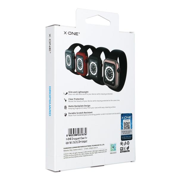 Futerał X-ONE Dropguard - do Apple Watch Ultra/Ultra2/Ultra3 49mm transparentny
