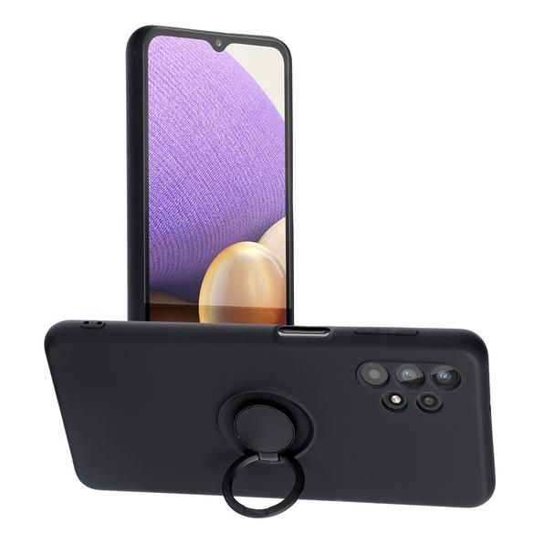 Futerał do Samsung A13 4G Silicone Ring czarny