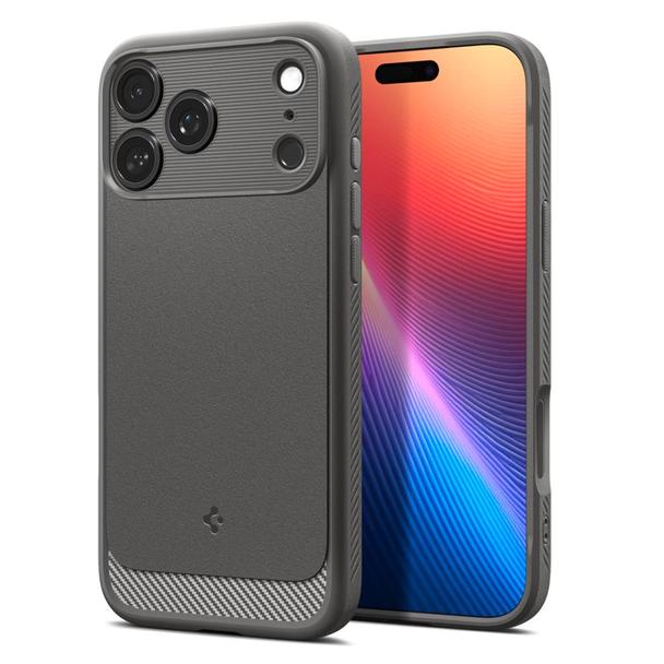 SPIGEN futerał RUGGED ARMOR MAG kompatybilny z MagSafe do IPHONE 17 Pro gray