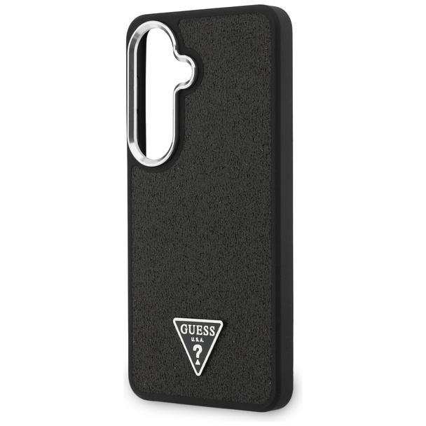 GUESS futerał do SAMSUNG S26 GUHMS26SPFGTSCMK (Fixed Glitter Triangle MagSafe) czarny