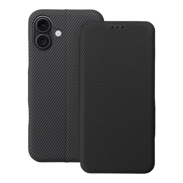 Etui z klapką na iPhone 16 PLUS Folio Side Magnet szare