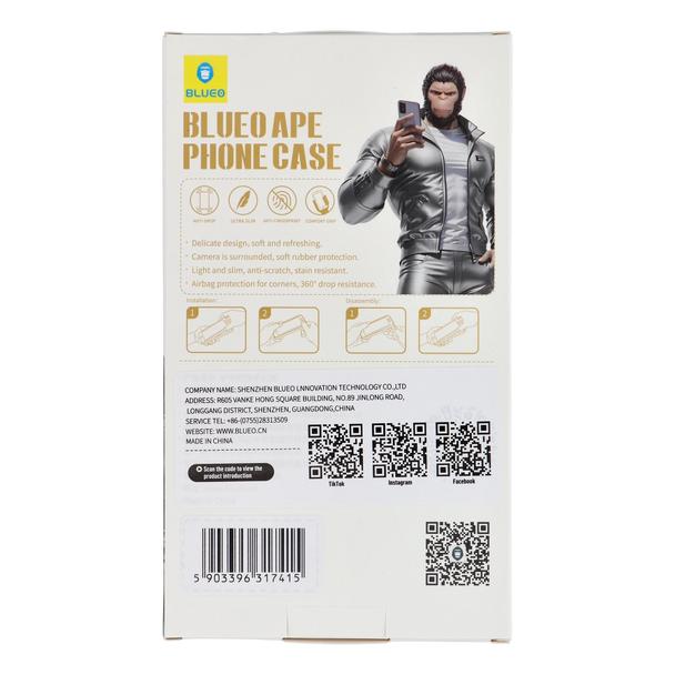 BLUEO APE Phone Case - Apple iPhone 16 Pro Max szary