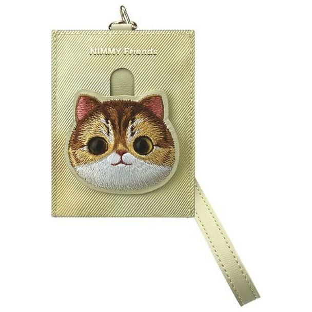 NIMMY portfel na karty BIG EYED PET 2.0 Cat khaki