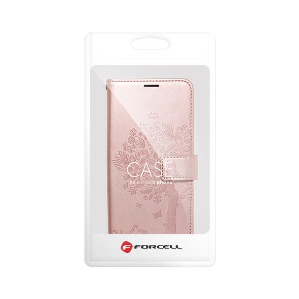 Etui z klapką na iPhone 12 / 12 PRO Mezzo Book drzewo złoto-różowe