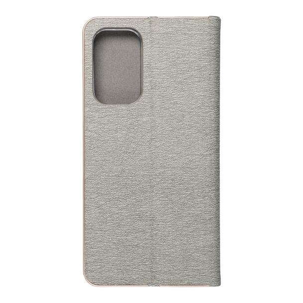 Etui z klapką na Samsung A33 5G Luna Book Gold srebrne