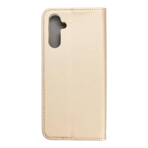 Etui z klapką na Samsung A14 5G Smart Case Book złote