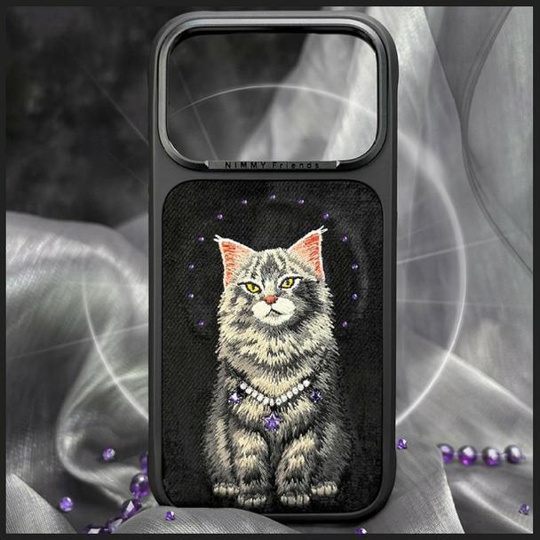 NIMMY futerał LUCKY FASHION CAT kompatybilny z MagSafe do IPHONE 18 Pro/17 Pro czarny