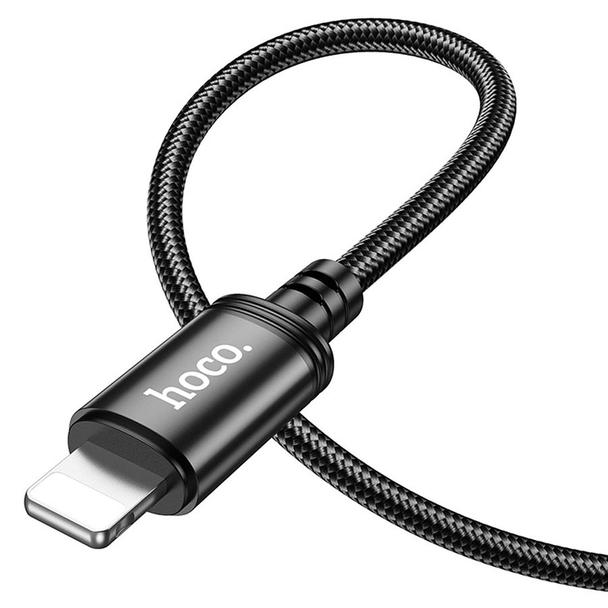 Kabel USB A do Lightning Hoco 2,4A 3 m X91 czarny