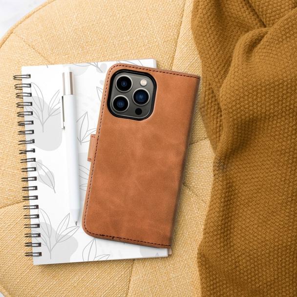 Etui z klapką na iPhone 7 / 8 / SE 2020 / SE 2022 Tender Book brązowe