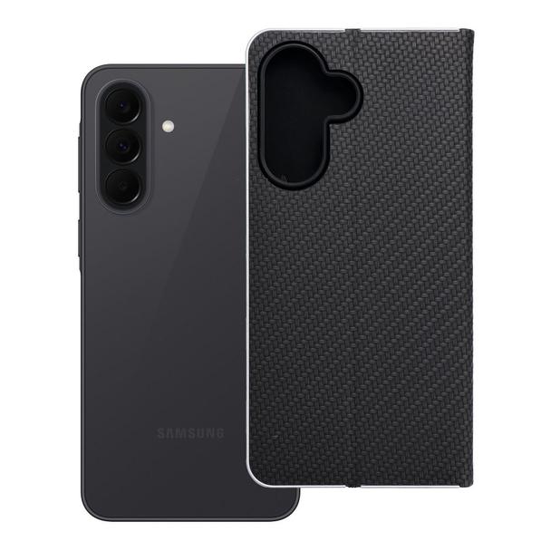Etui z klapką na Samsung A37 5G Luna Book Carbon czarne