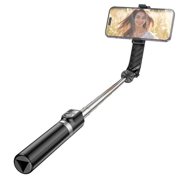 Selfie stick Hoco tripod z pilotem bezprzewodowym K20 czarny