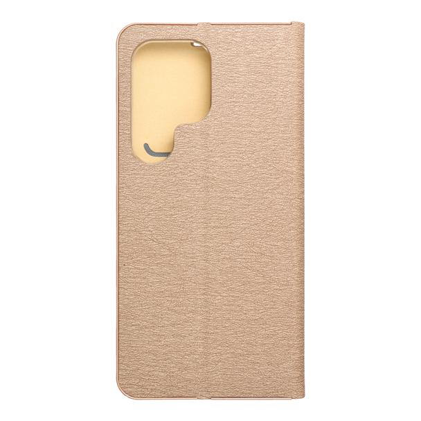 Etui z klapką na Samsung S25 ULTRA Luna Book Gold złote