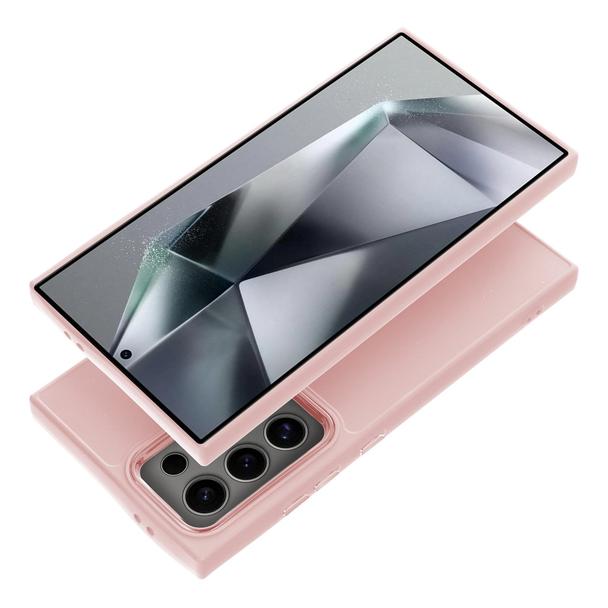 Futerał do Samsung A14 4G / A14 5G Frame pudrowy róż