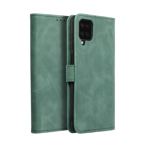 Etui z klapką na Samsung A12 / M12 Tender Book zielone