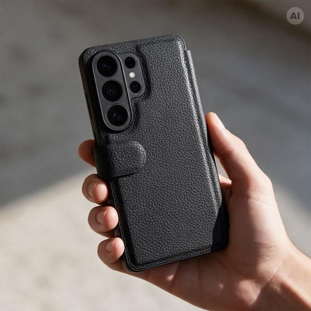 Etui z klapką na Samsung A27 Max Protect RFID czarne
