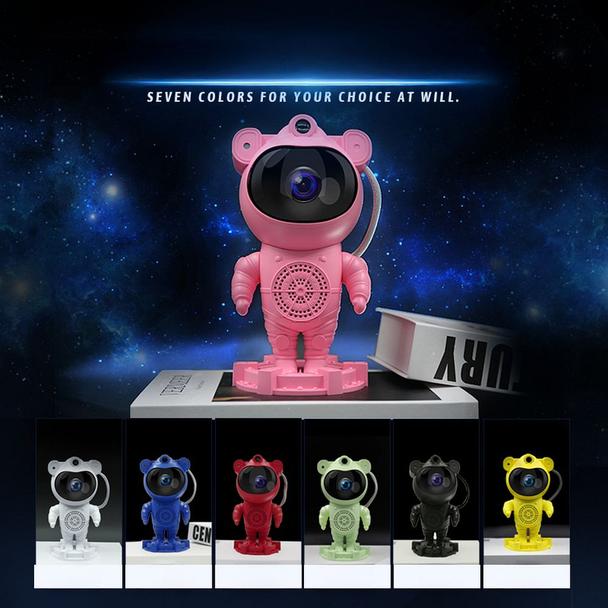 Projektor gwiazd astronauta z głośnikiem bluetooth X2501 biały
